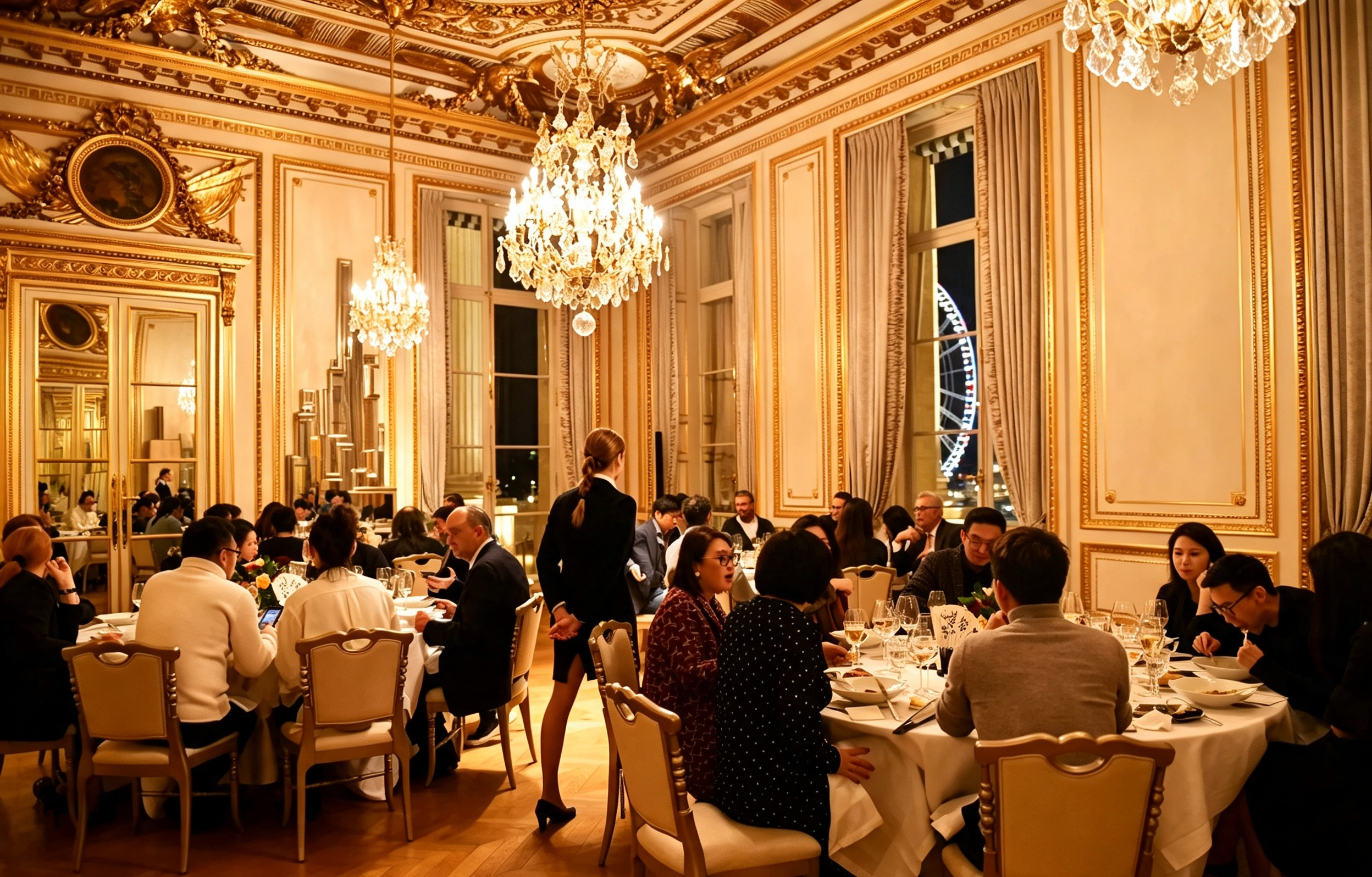 PRVIATE DINNER at HOTEL de CRILLON
